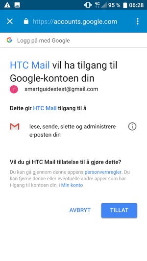 Velg TILLAT