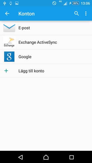 Välj Google