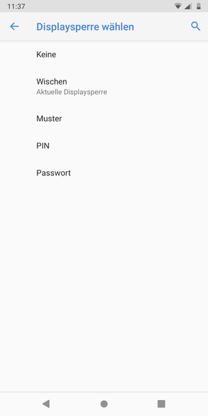 Wählen Sie Muster