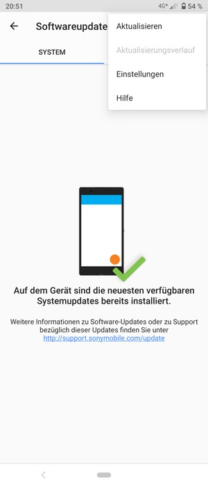 Wählen Sie Aktualisieren