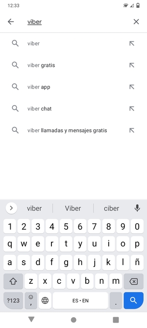 Introduzca el nombre de la aplicación y seleccione Buscar