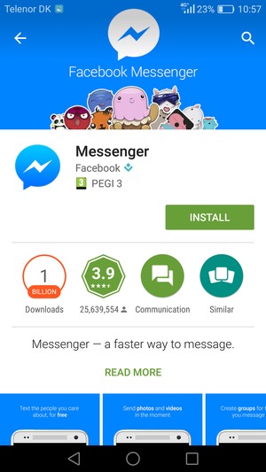 Select INSTALL