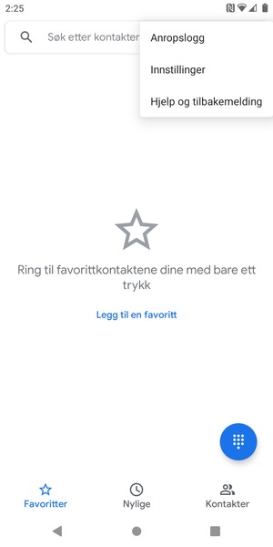 Velg Innstillinger