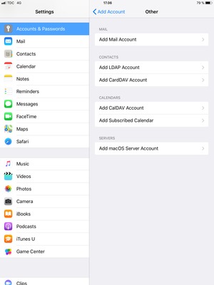 Select Add Mail Account