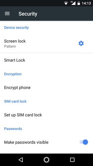 Select Set up SIM card lock