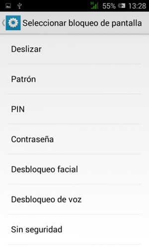 Seleccione Patrón