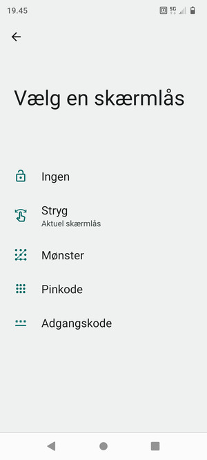 Vælg Mønster