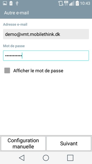 Saisissez votre adresse e-mail et votre mot de passe. Sélectionnez Suivant