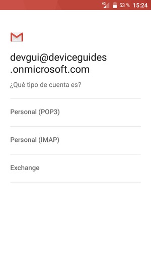 Seleccione Exchange
