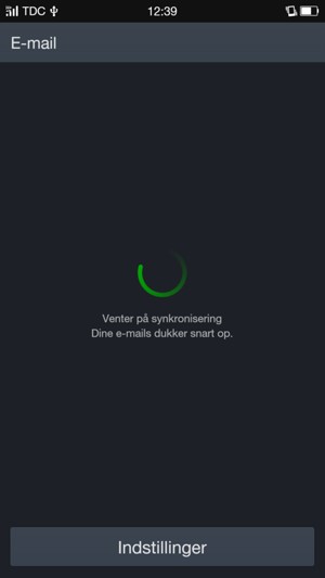 Din konto er klar til brug