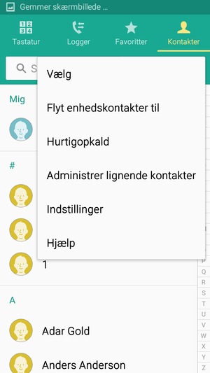 Vælg Indstillinger