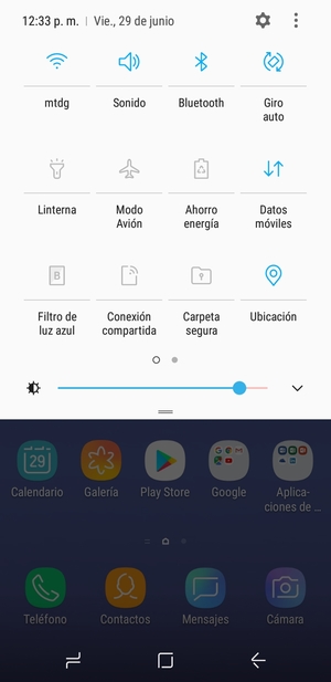 Desactive Wi-Fi y Bluetooth