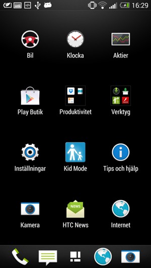 Välj Inställningar