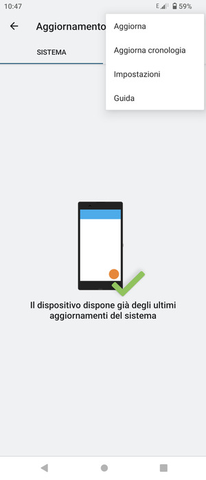 Seleziona Aggiorna