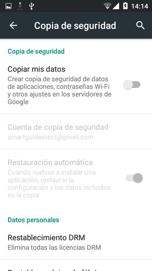 Active Copiar mis datos