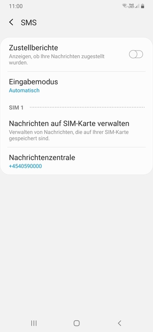 Wählen Sie Nachrichtenzentrale