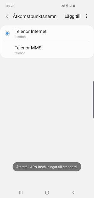 Välj Lägg till