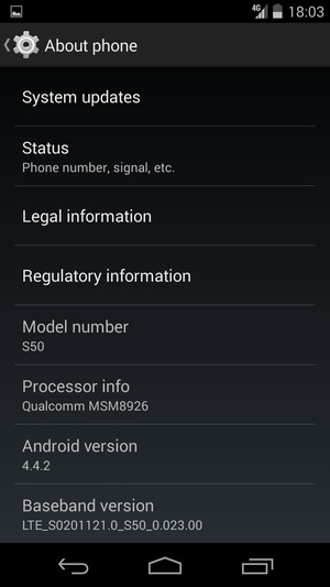 Select System updates