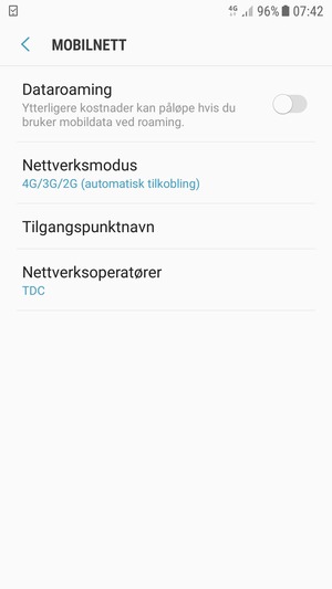 Velg Tilgangspunktnavn