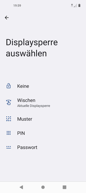 Wählen Sie Muster