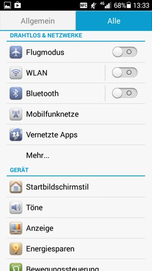 Wählen Sie WLAN