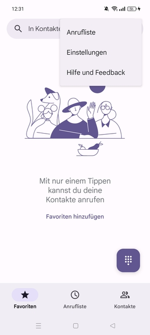Wählen Sie Einstellungen