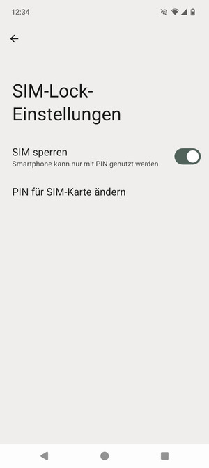 Wählen Sie PIN für SIM-Karte ändern