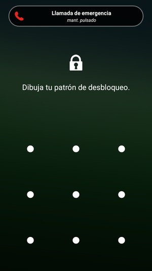 El teléfono ha sido asegurado con un bloqueo de pantalla