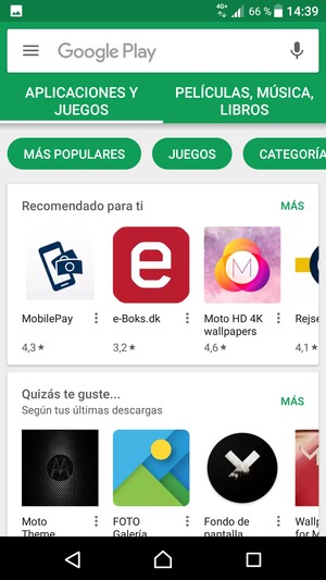 Seleccione la barra de Búsqueda