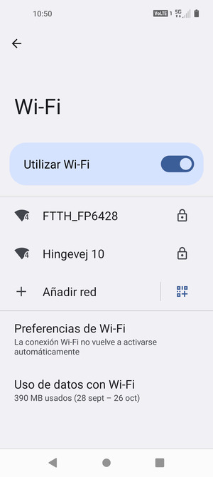 Seleccione la red inalámbrica a la que desea conectarse