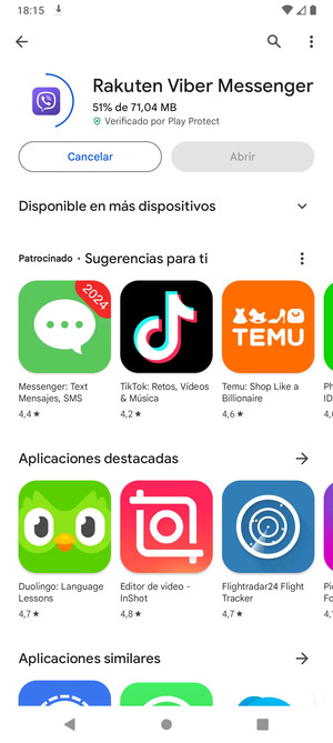 Espere a que el proceso de instalación finalice