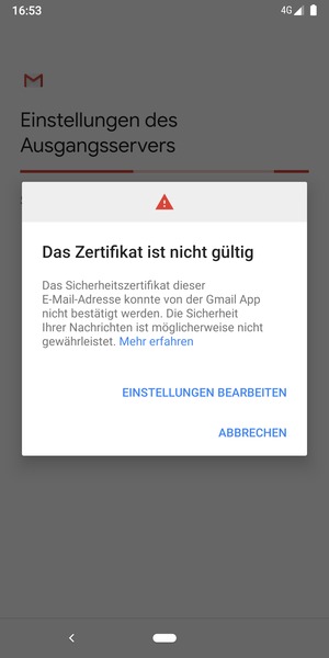 Wählen Sie EINSTELLUNGEN BEARBEITEN