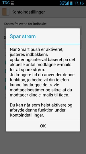 Hvis du ser dette skærmbillede, vælg OK