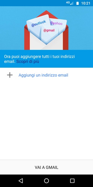 Seleziona Aggiungi un indirizzo email