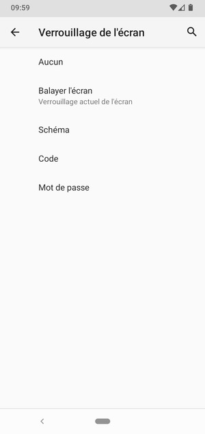 Sélectionnez Schéma