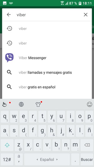 Introduzca el nombre de la aplicación y seleccione Buscar