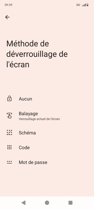 Sélectionnez Schéma