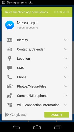 Select ACCEPT