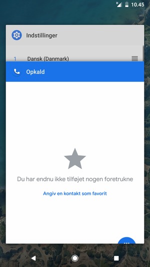 Swipe apps til højre for at lukke dem