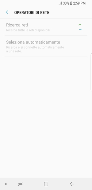 Attendi il completamento della ricerca
