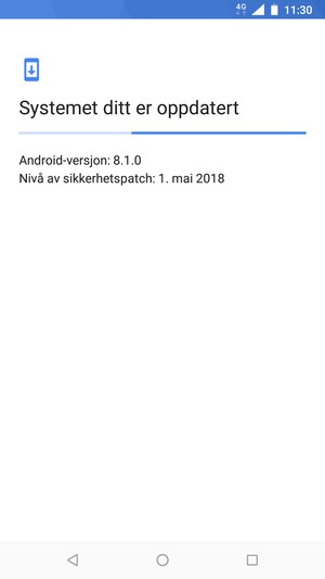 Vent til søket er ferdig