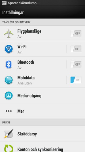 Välj Wi-Fi