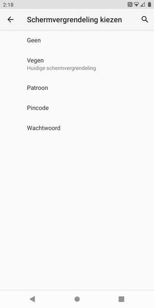Selecteer Patroon