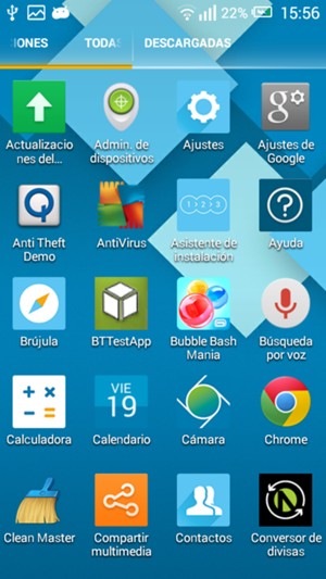 Seleccione Ajustes