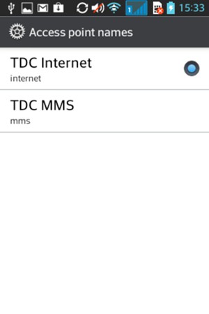 Your phone will reset to default Internet and MMS settings