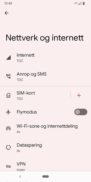 Velg SIM-kort