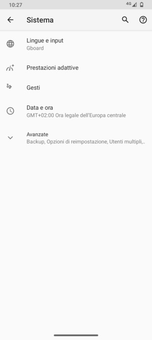 Seleziona Avanzate