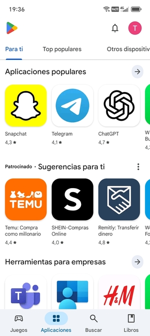Seleccione Buscar