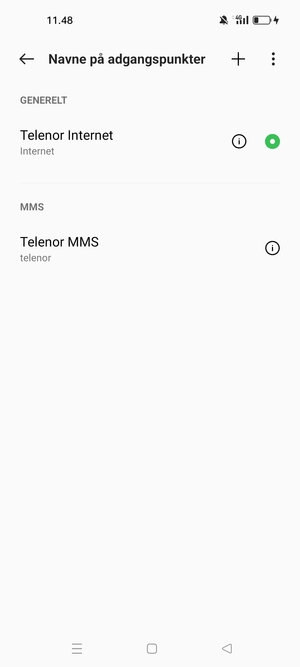 Vælg Menu-knappen
