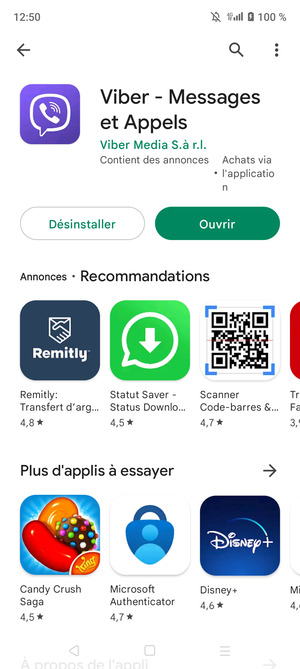 Sélectionnez Ouvrir